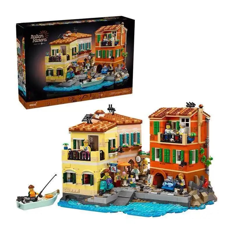 21359 3251 pz. Serie IDEE Creative Architettoniche Italiane Viella, Blocchi da Costruzione Educativi per Ragazze, Modellino da Collezione, Regalo Giocattolo