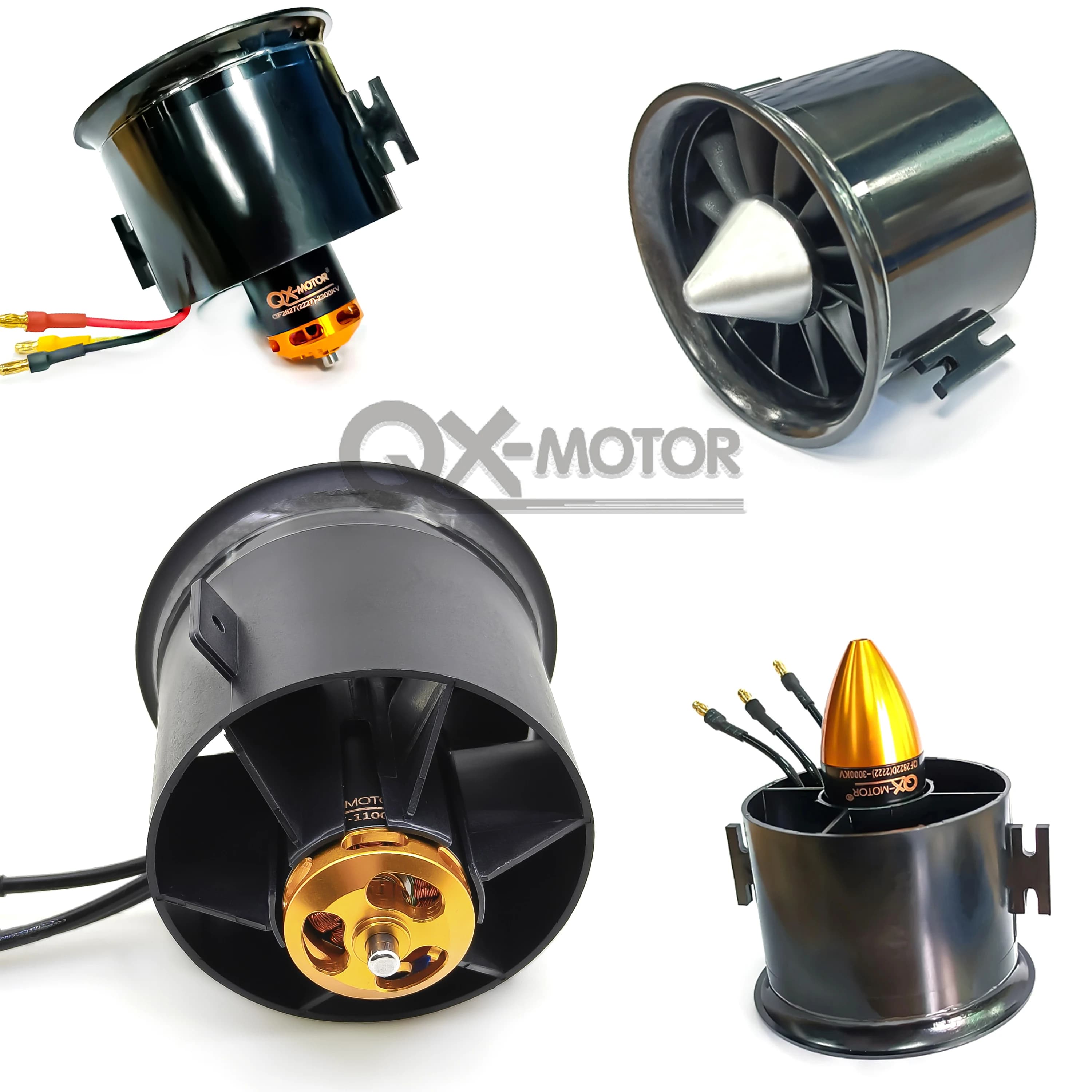 QX-MOTOR QF2822 QF2827 QF3027 70mm EDF 6/12 Pale CW CCW per Elicottero RC Multirotore Quadricottero Drone Parti per Aerei ad Ala Fissa