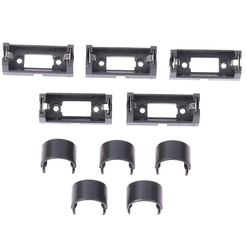 ❤️ 5 pezzi di supporto per batteria CR123A plug-in, scatola per batteria 16340, scatola per batteria LIR123A, coperchio per scatola batteria CR123A per PCB fai da te