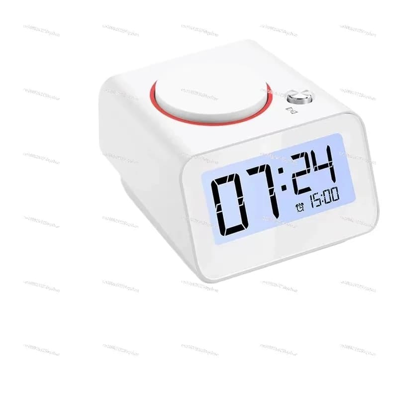 Sveglia C1 campana grande snooze termometro luminoso LED comodino studente silenzioso semplice