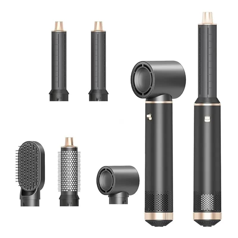 ABBN-5 Styler for Hair 5 in 1, Brush Hair Dryer, Air Styler with Negative Ions, Brush Hair Dryer with Spina EU