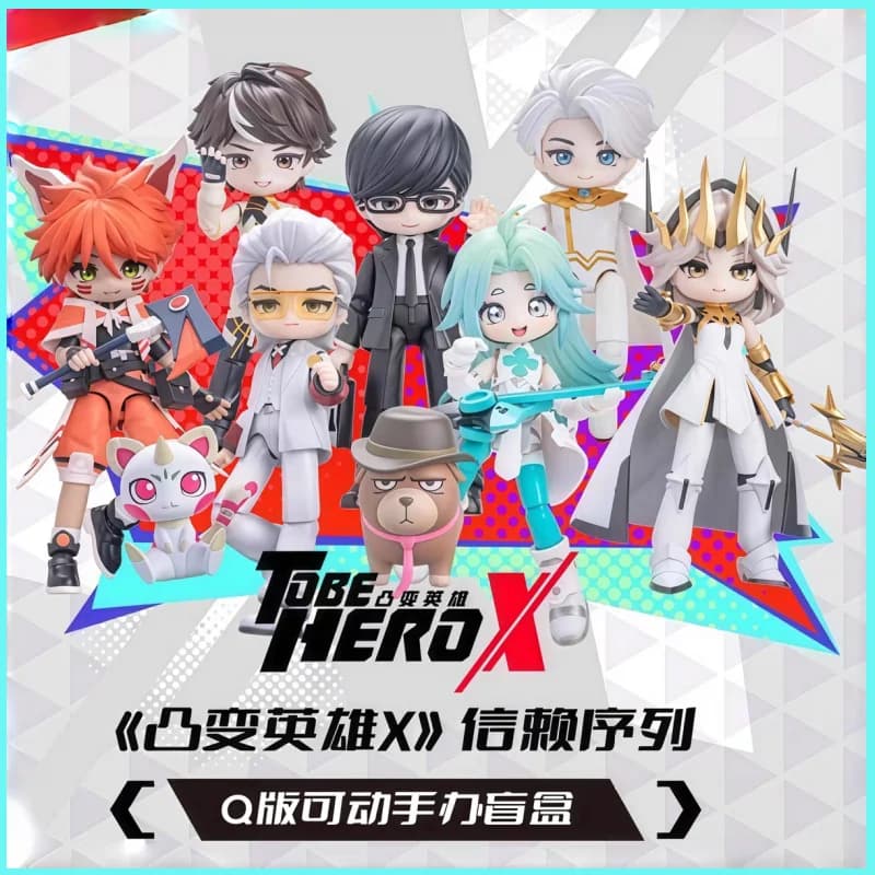Yoyo Nova Arts To Be Hero X Q Version Articulated Figure Blind Box Anime Figures Ghostblade Dragon Queen Collectible Gift Toys