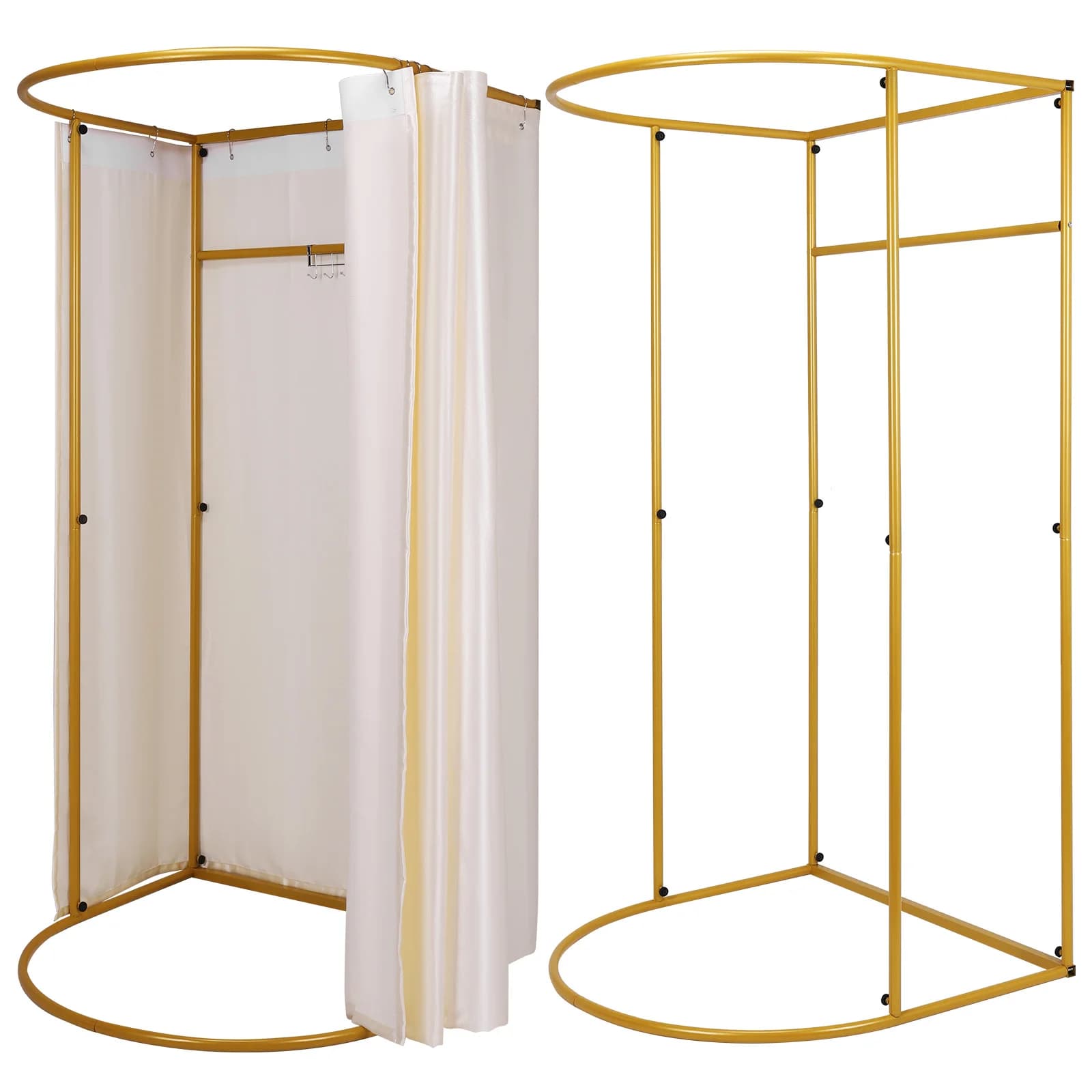 Proviera di abbigliamento con tende oscuranti (Beige)