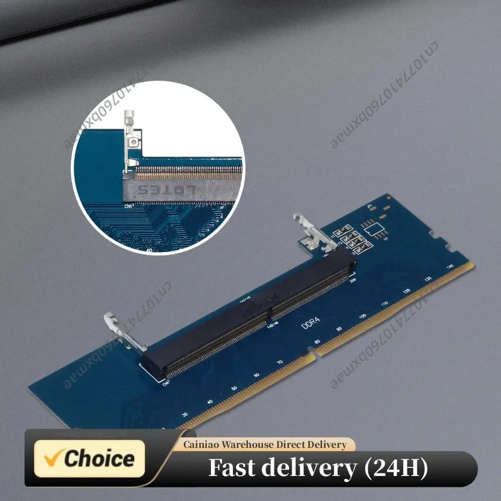 Adattatore convertitore per schede di memoria da laptop DDR4 SODIMM a DIMM desktop 3200/2666/2400/2133MHZ Adattatore di memoria desktop a 4 strati