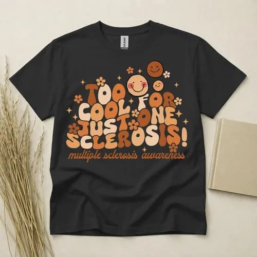 Multiple Sclerosis T Shirt Ms T Shirt Awareness Tee Support Illness Shirt Ribbon