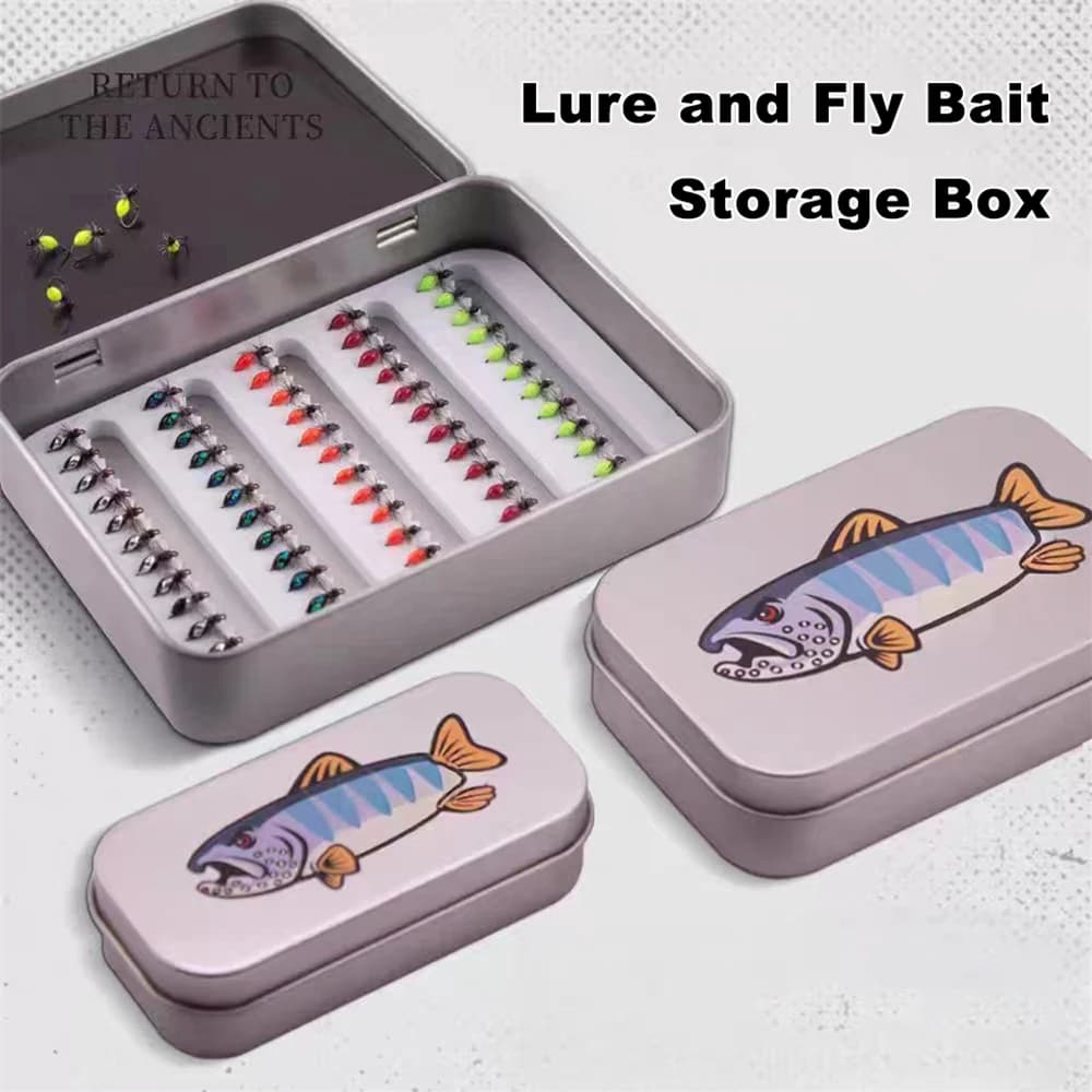 Magnetic Fishing Mesh Box in Moscow - Waterproof Portable Case for Trout flies, Spinnerbait and Equipment - Organizer Compact