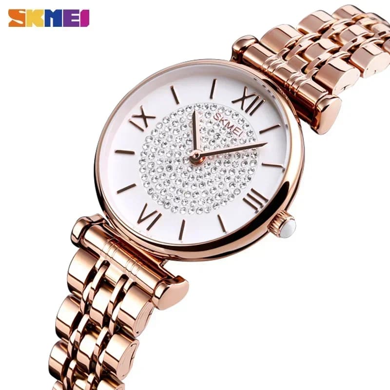 SKMEI strass inlaid ladies quartz watches women's watch relogio feminino 1533 elegant design elegant woman's watch