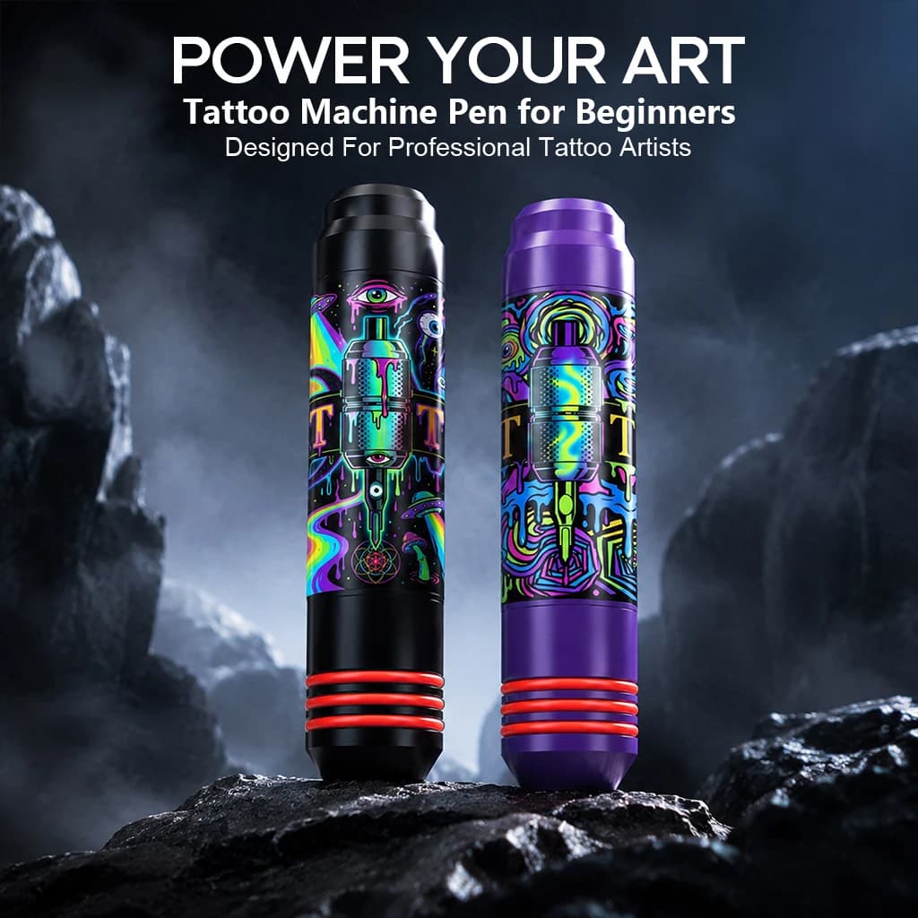 DM Lightweight Tattoo Pen For Permanent Makeup Tattoo Machine Wireless Tattoo Power Supply Tattoo For Professional Tattoo Art