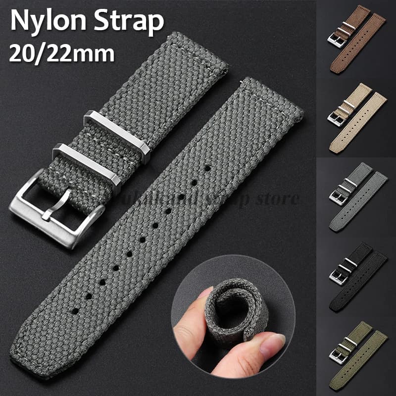20mm 22mm high quality nylon watch strap for Huawei, nylon canvas strap, soft and waterproof sports bracelet accessories for men and women