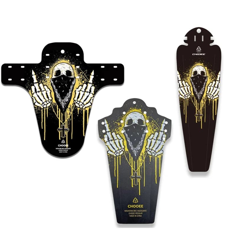 Accessori per biciclette parti per bici ali Mtb parafango PP Mountain Bike strada pieghevole ciclismo anteriore + parafanghi ruota posteriore 3 pezzi