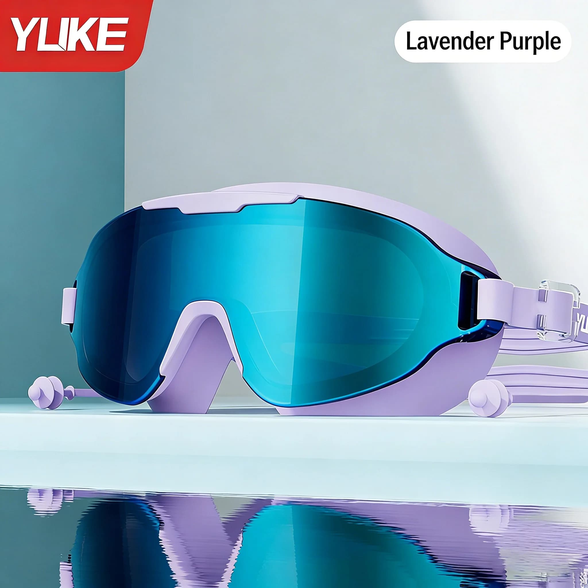 Panoramic Swimwear with Large HD lenses, Anti-fog, Waterproof, Professional UV Protection for Men, Women and Children