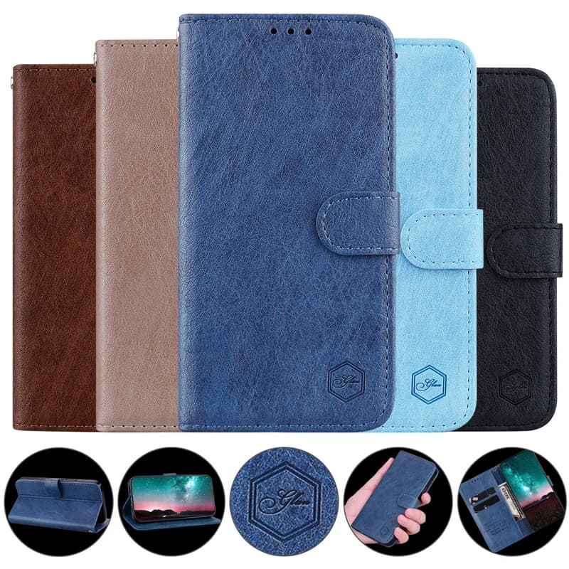 Custodia a portafoglio con copertura in pelle magnetica per Motorola Moto G42 G50 G51 G52 G54 G55 G60 G62 G64 G71 G73 G75 G85 G40 Fusion