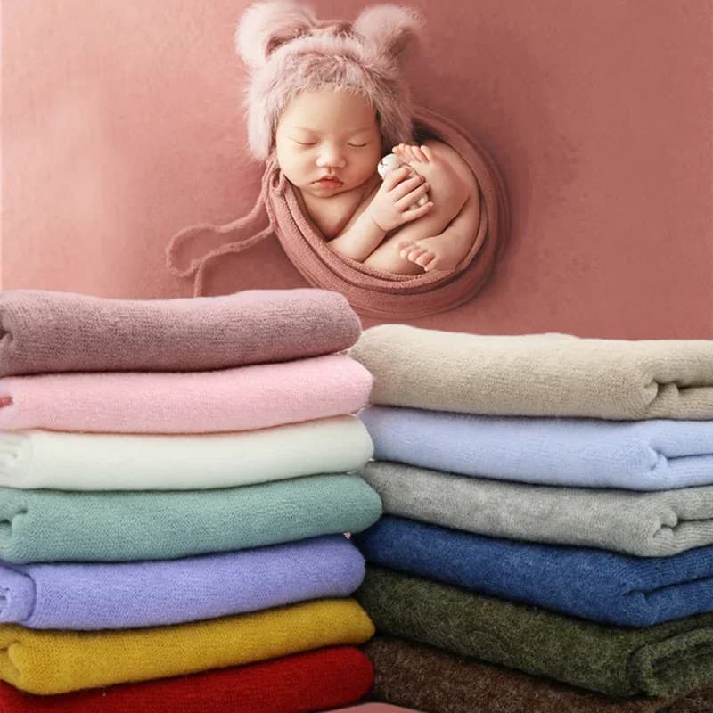 Tessuto in posa per fotografia di neonato per cornice per riprese di foto di bambini Sfondo Fotografia Accessori per coperte a sacco per foto
