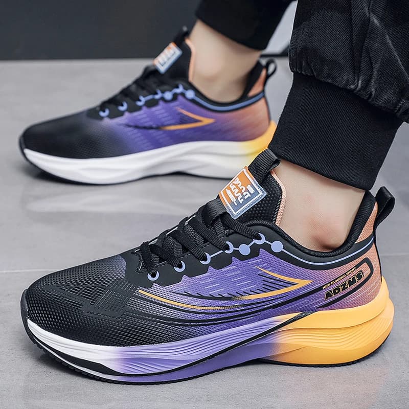 Men Running Shoes Speciality Marathon Sports Shoe Breathable Lightweight Carbon Board Men's Trend Athletic Sneakers Male Walking