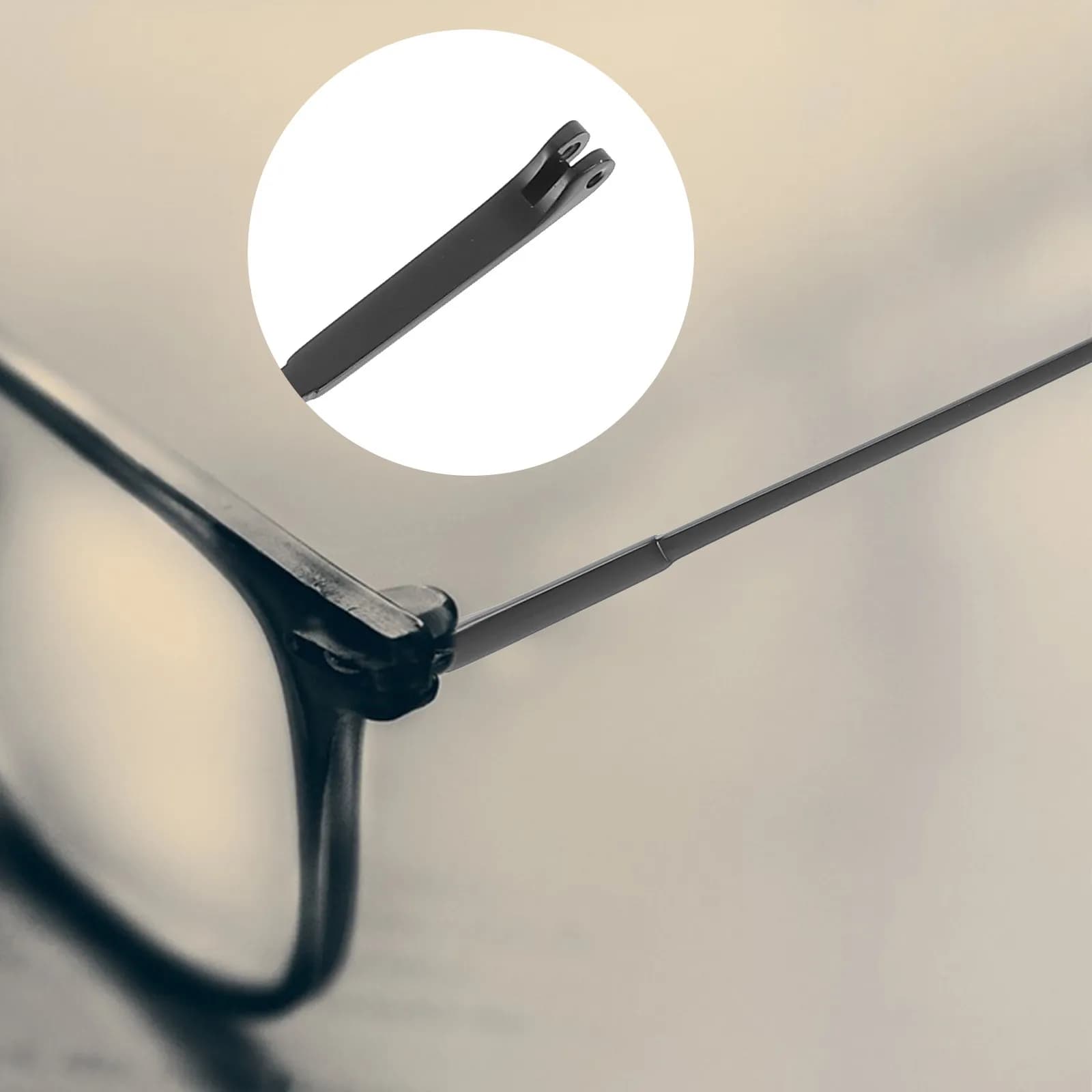 1 Paio di Aste di Ricambio Robuste per Occhiali da Lettura, da Sole e da Vista, Parti di Riparazione Universali