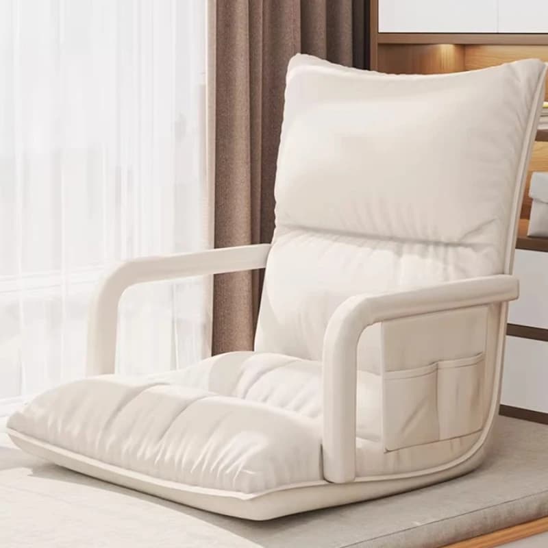 Poltrona Sacco Convertibile, Divano da Terra Multiuso per Camera da Letto e Balcone, Sdraio con Schienale Regolabile e Seduta Tatami per Dormire