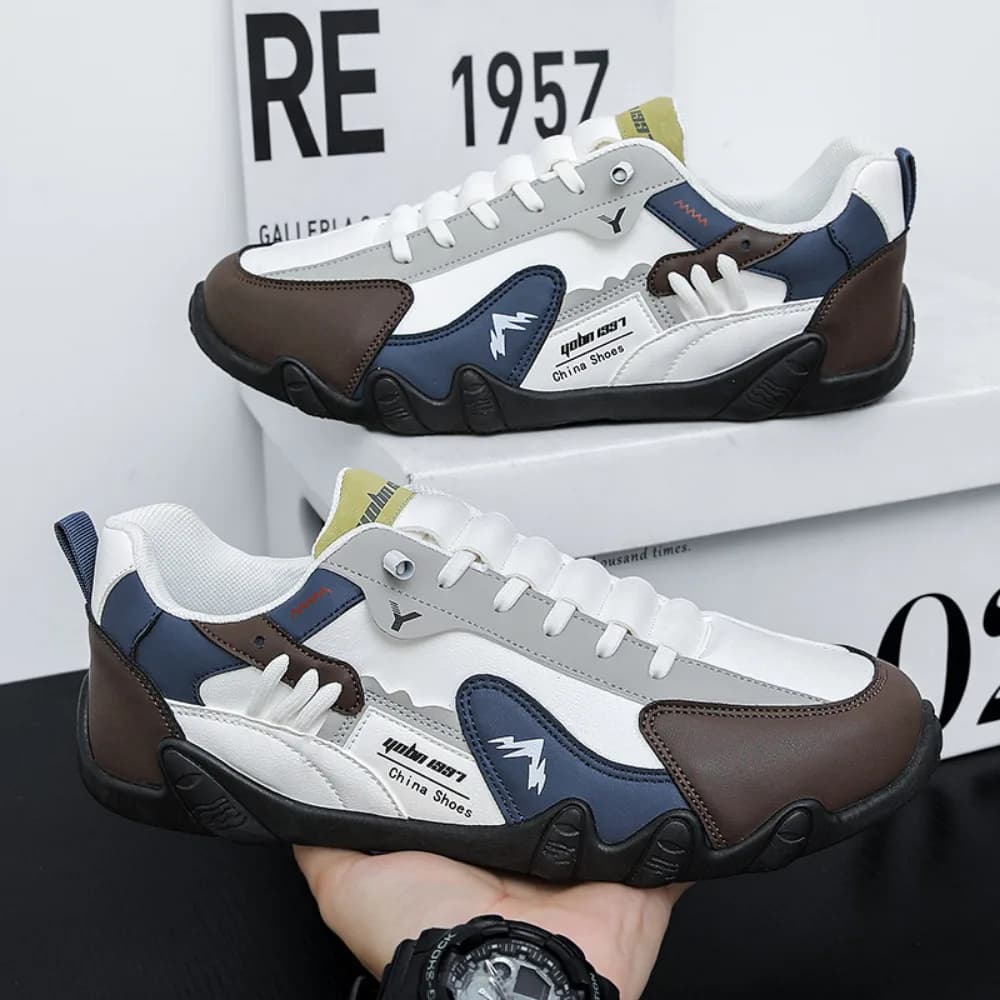 2026 Outdoor Casual Sneakers for Men Breathable Hiking Walking Footwear Lightweight Running Shoes Comfortable Sport Shoes