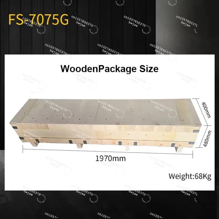 FS-7075G Brushless Electric Manual Metal Lathe Machine With Casting Bed for Pool Cue Repairing