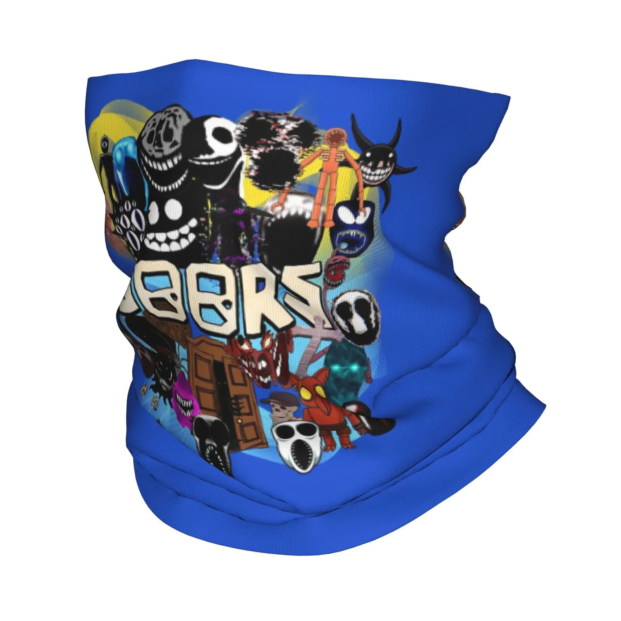 Doors All the Entities New Doors Game Update Bandana Neck Gaiter Mask Scarf Multi-use Headband Cycling Unisex Adult Breathable
