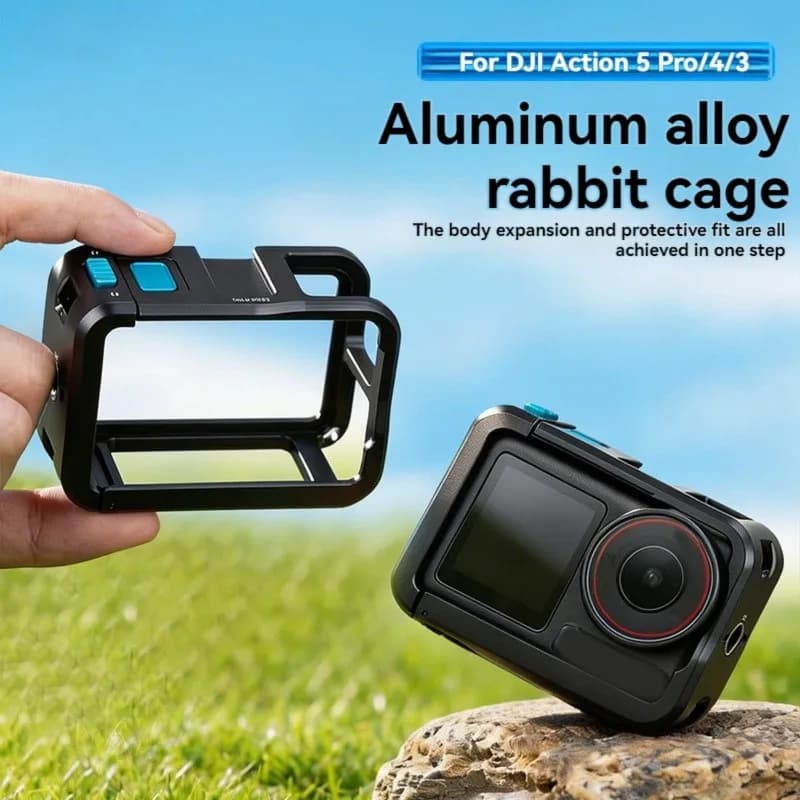 FEDI-Cage per DJI Action 5Pro/4/3 - Cornice Protettiva per Riprese, Accessori di Protezione per Fotocamera