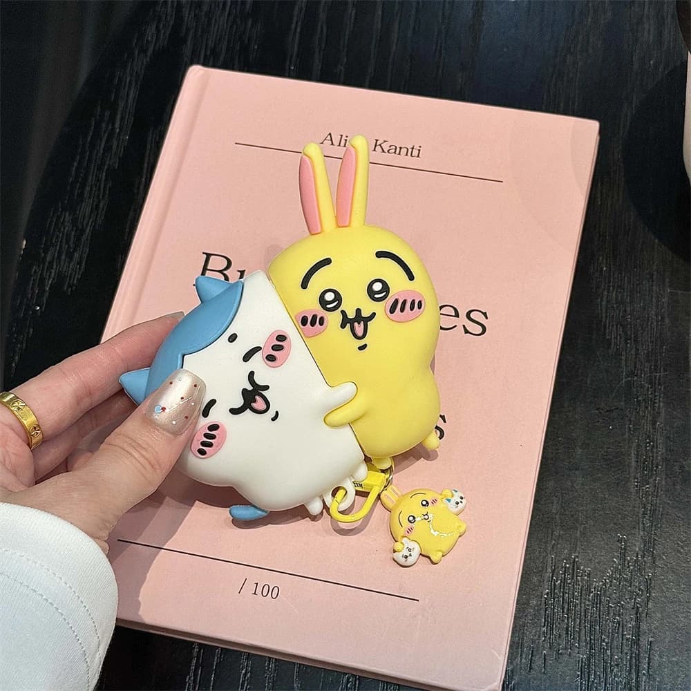 Earphone Case For Airpods 4 2 3 1 Pro 3 2 3D Cute Cartoon Chiikawa Usagi Hachiware Wireless Bluetooth Headset Protective Cover