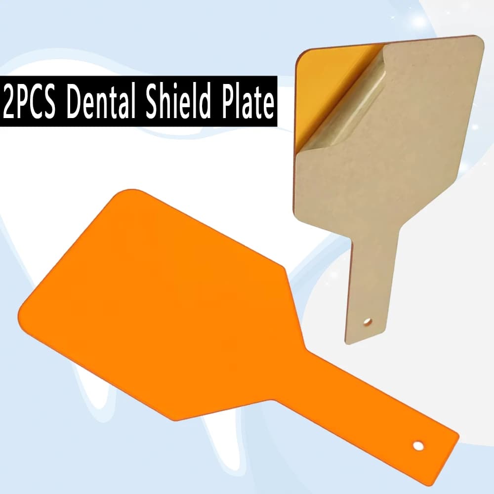 Set of 2 Dentali Protective Glass Doors, Protective Panel for Polymerizing Light, Dental Whitening Filter