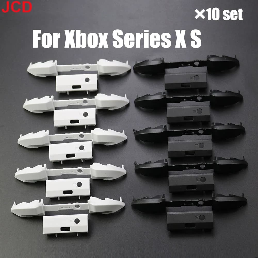 10 Set Nero Bianco RB LB Pulsante Paraurti per XBox Serie SX Controller Trigger Surround Guida On Off Bottoni Parte di Riparazione