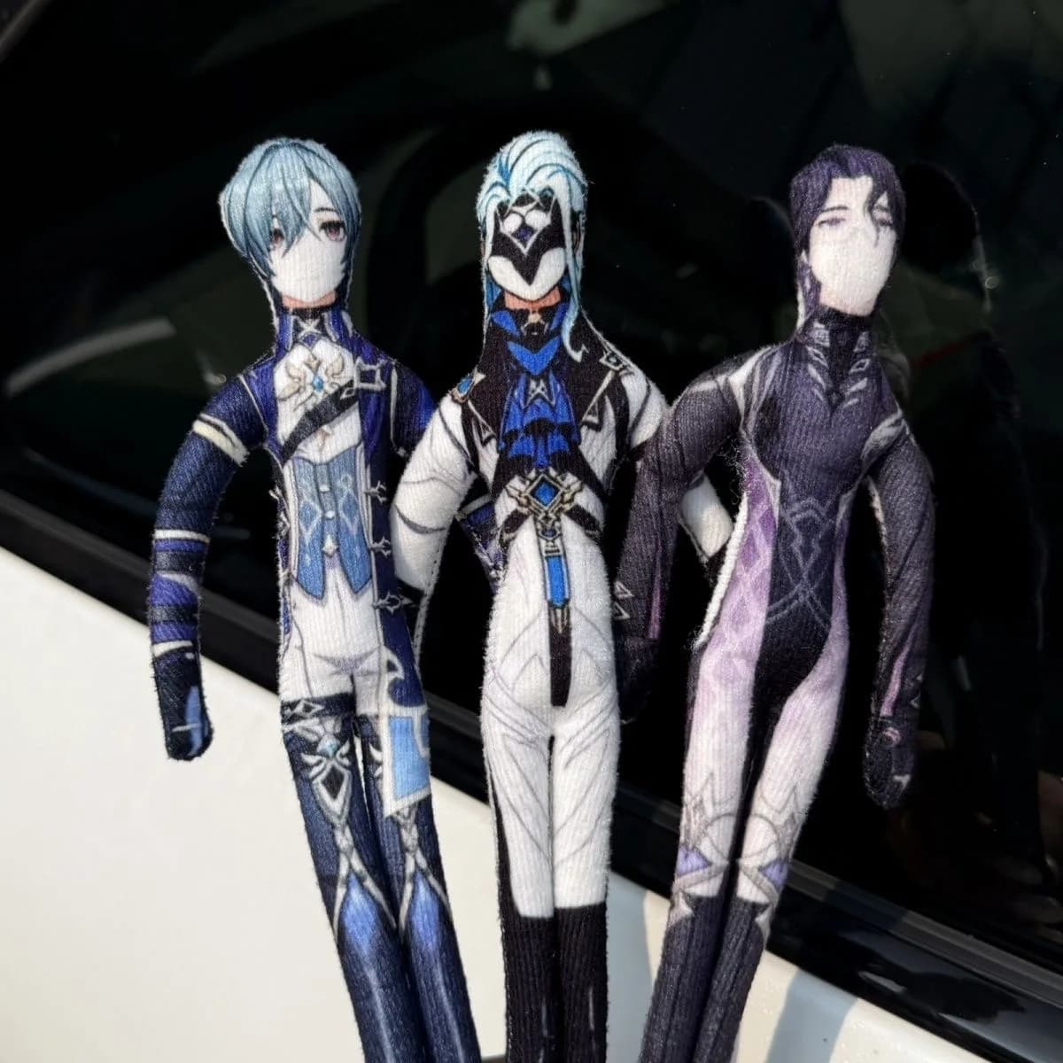 26cm Flexible Body Wire Genshin Impact Lohen / Zandik The Doctor Il Dottore / Pantalone Plush Toy Anime Game Figure Plushie Doll