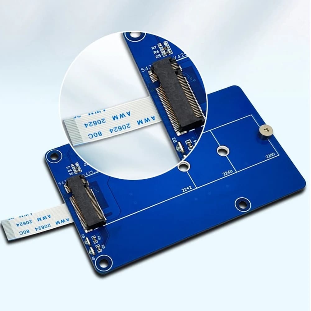 Ingegious-For Raspberry Pi 5 PCIE M.2 SSD Expansion Card Support M.2 Nvme Hard Disk Protocol for RPI 5