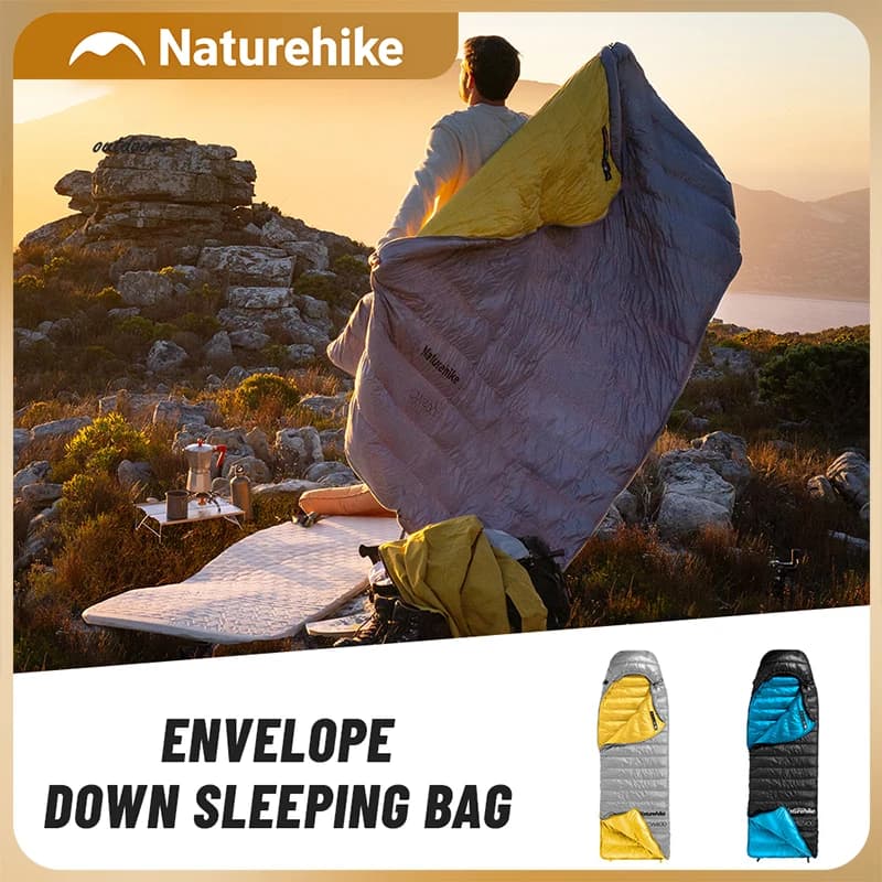 Naturehike Duck feathers CW400 CW700 Sacco light cold fur winter thickened by outdoor camping for adults