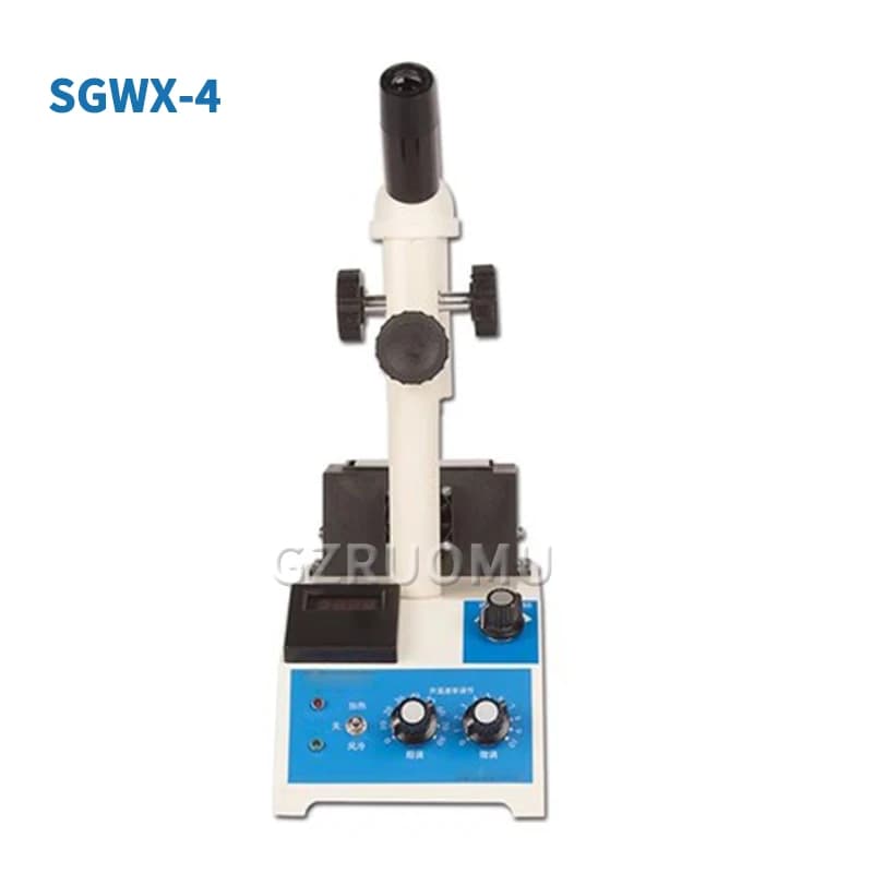 SGWX-4 Micromelting Point Instrument Lab Tester Apparecchio per punto di fusione Microscopio monoculare 40X per analizzatore di fragranze per farmaci coloranti