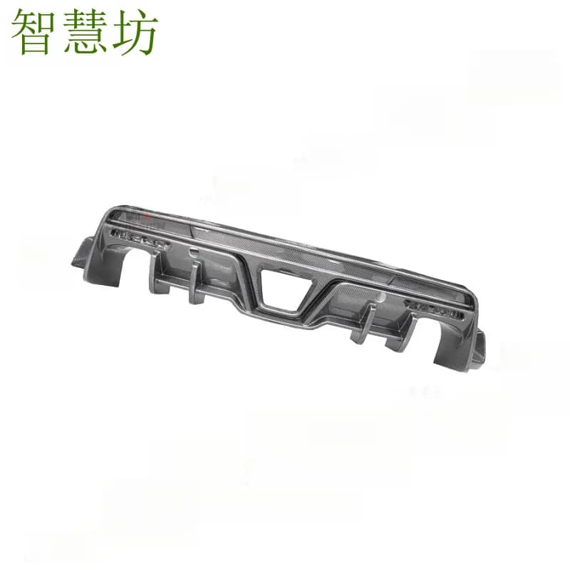 Suitable for Toyota Supra, the "Cow Demon" carbon fiber modified Tom-style rear lip diffuser