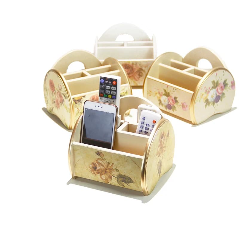 High-end table TV remote control box for home use in European style