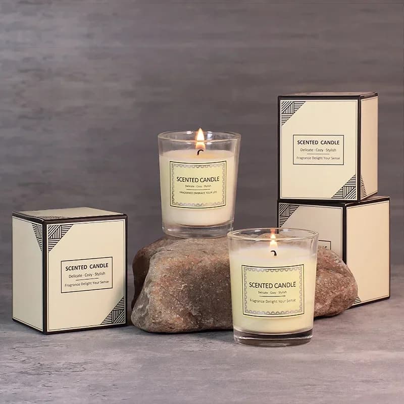 Candele Profumate per Atmosfera Rilassante, Regalo per Hotel e Club, Senza Fumo, Aromaterapia