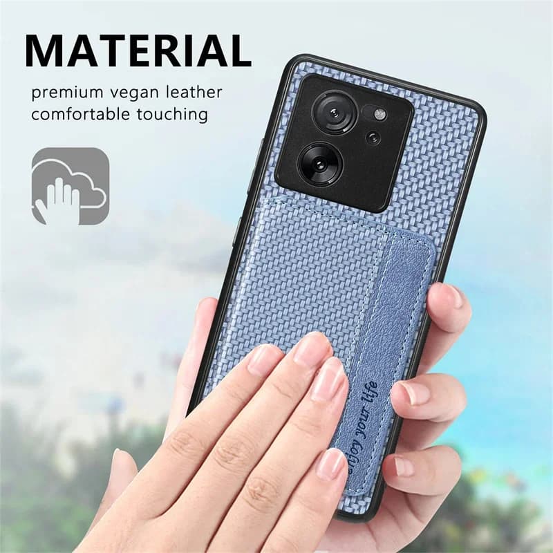 Per Xiaomi 14T Pro 5G 2024 RFID Blocco Porta carte di credito in pelle per Xiaomi 14 13T Pro Cover posteriore Mi 14T 14 T 13T Funda