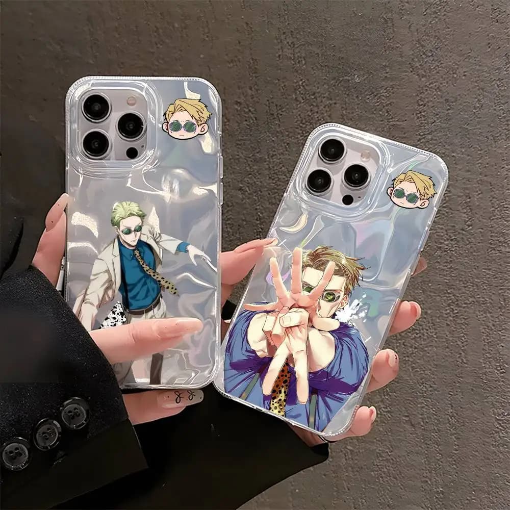 Custodia per telefono Nanami Kento Anime IPhone 16 15 14 13 Plus Pro Max Cover con superficie lucida colorata satinata