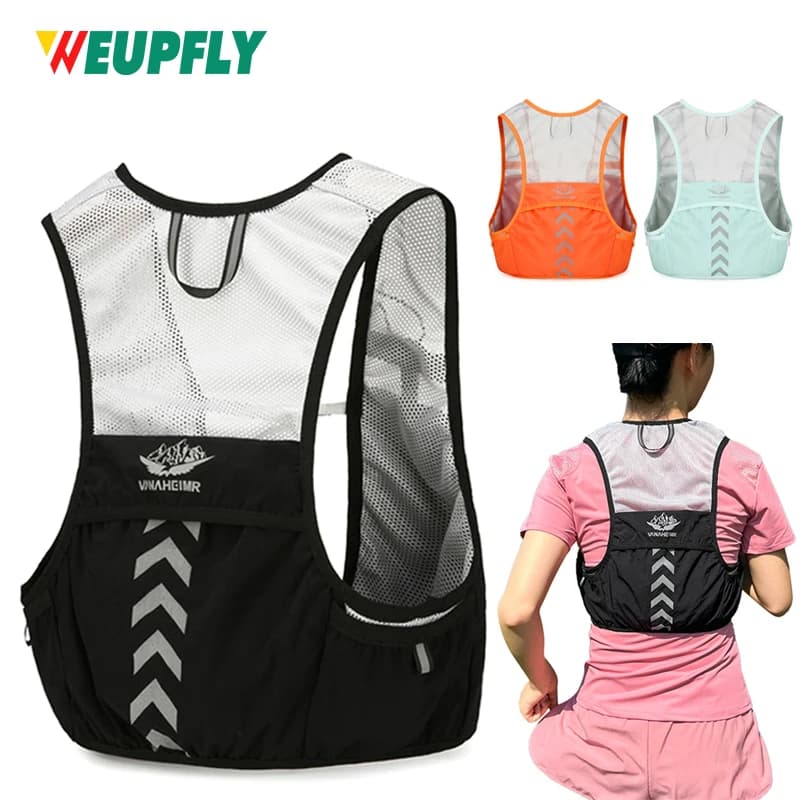 1 Pezzo Gilet Idratazione Ultraleggero per Trail Running, Zaino Idratazione per Maratona, Gilet Leggero per Escursionismo e Ciclismo, Daypack Outdoor