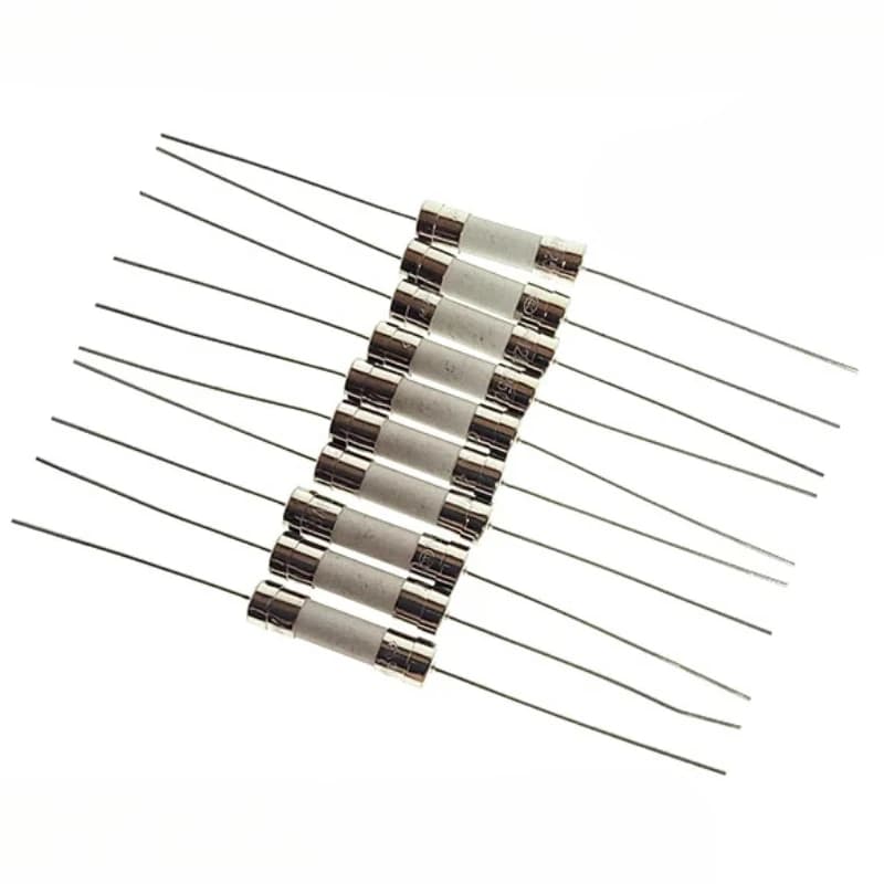 10PCS 5*20mm Fusibile ceramico a rottura rapida Fusibile a tubo ad azione lenta con un pin 5X20MM 250V 0.5A 1A 2A 3A 4A 5A 6A 7A 8A 10A 12A 15A 20A 25A