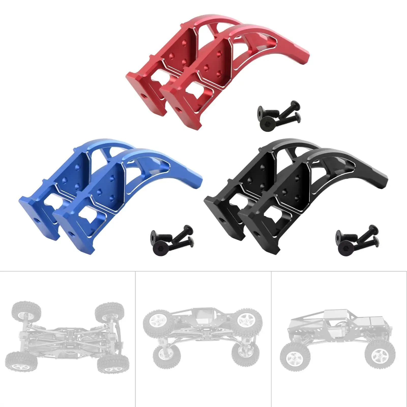 Support for Light Poster Alettone, Professional RC Accessories Easy to Install, RC Arrma Infraction 6S Blx Scale 1/7