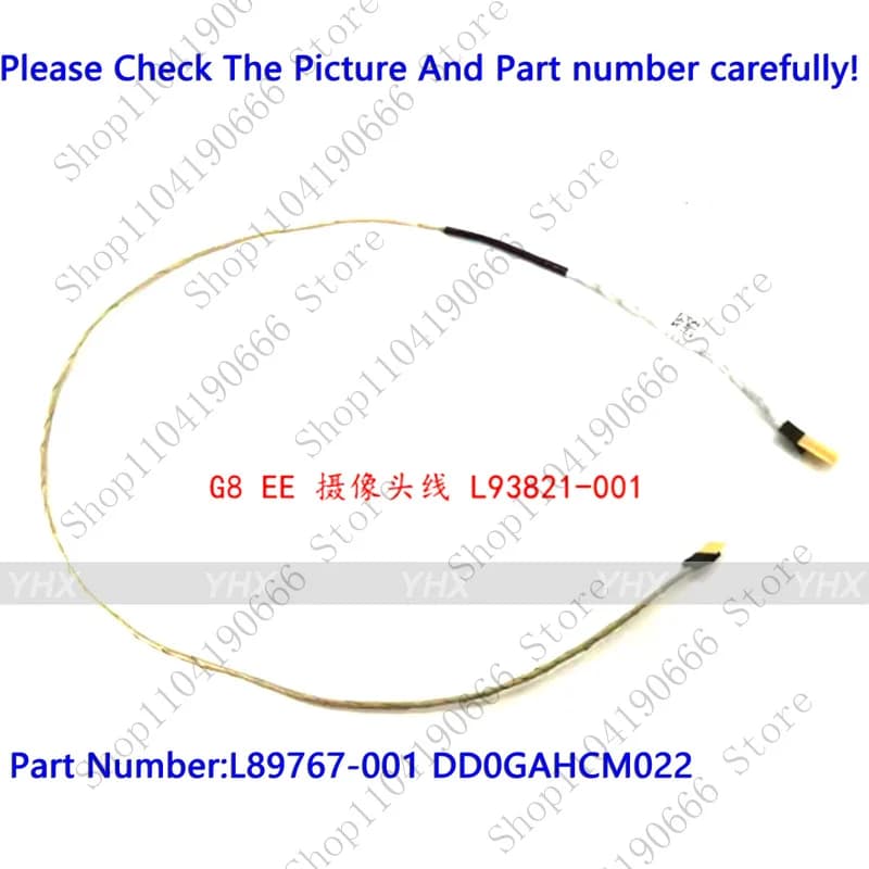 bd New DD0GAHCM022 For HP Chromebook 11 G8 EE Camera Cable Webcam Connector Cable.