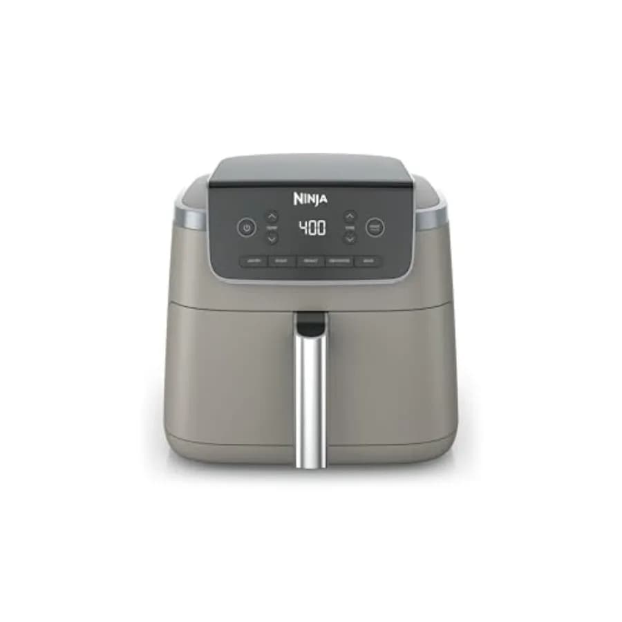 Friggitrice ad Aria Pro 5-in-1 da 5 QT con Tecnologia Air Crisp per Friggere, Cuocere al Forno, Arrostire, Riscaldare e Disidratare, Cestello Antiaderente