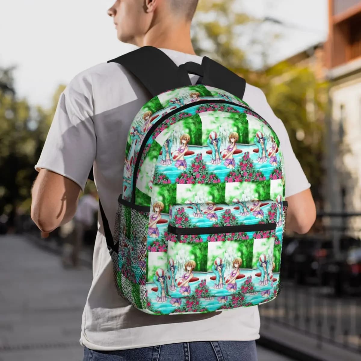 Grand Blue Anime Backpack Daypack Large Capacity Kids BookBag School Bag Shoulder Bags for Men Women