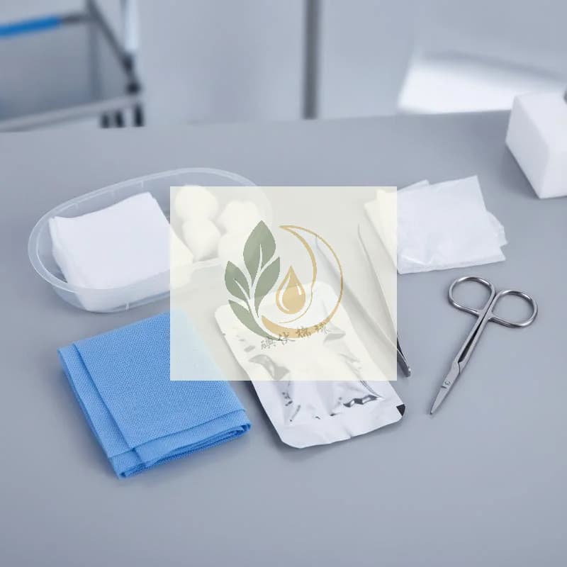 1 Set Medical Sterile Disposable Wound Dressing Kit Portable Wound Care Tools for Outdoor Adventure Emergency First Aid