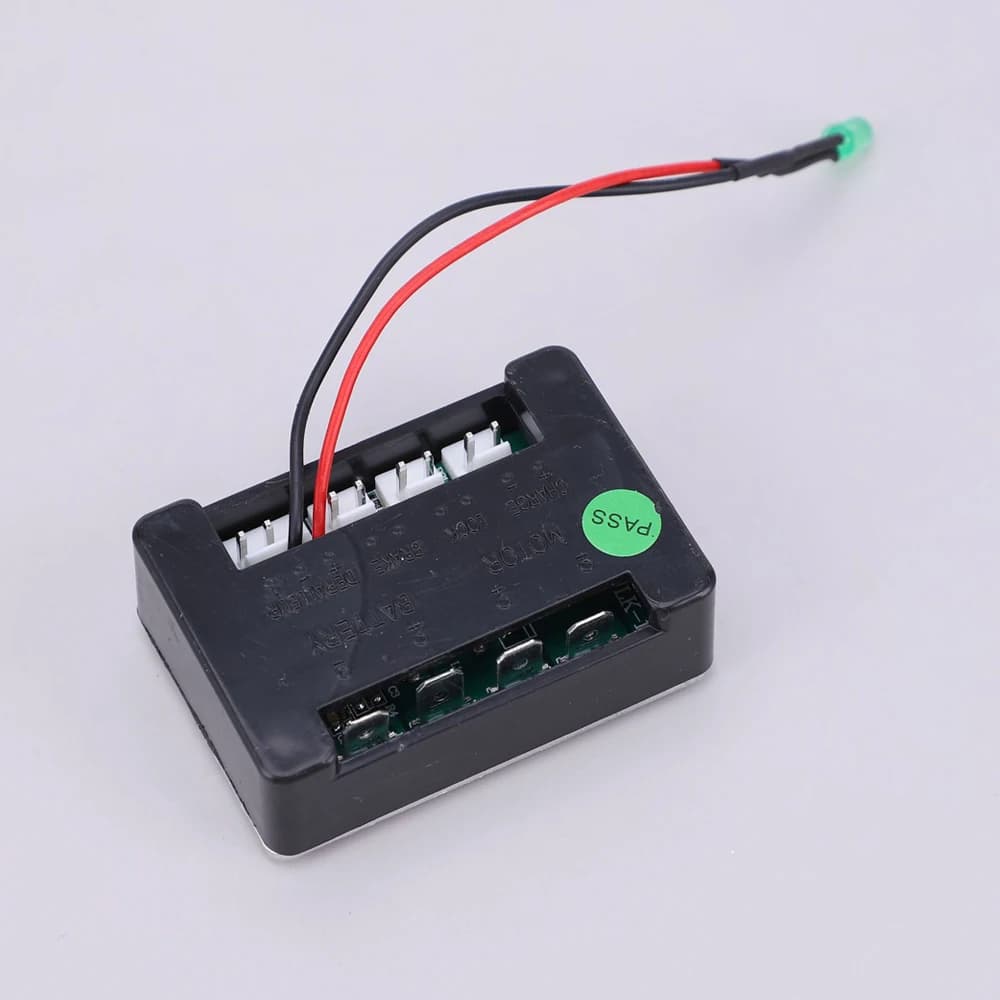 Controller per scooter elettrico DC 24V 120W Controller per motore a spazzola elettrica Parte per scooter elettrico con cavo di ricarica e cavo LED/interruttore