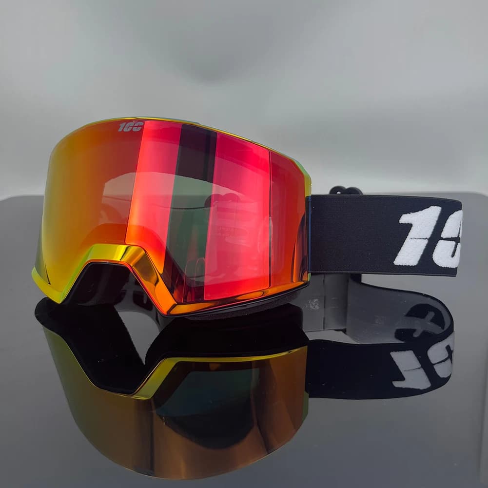 Outdoor Unisex Magnetic Lens Ski Snowboard Goggles Anti-Fog UV400 Windproof Protection Motocross Eyewear Skiing Glasses Mask