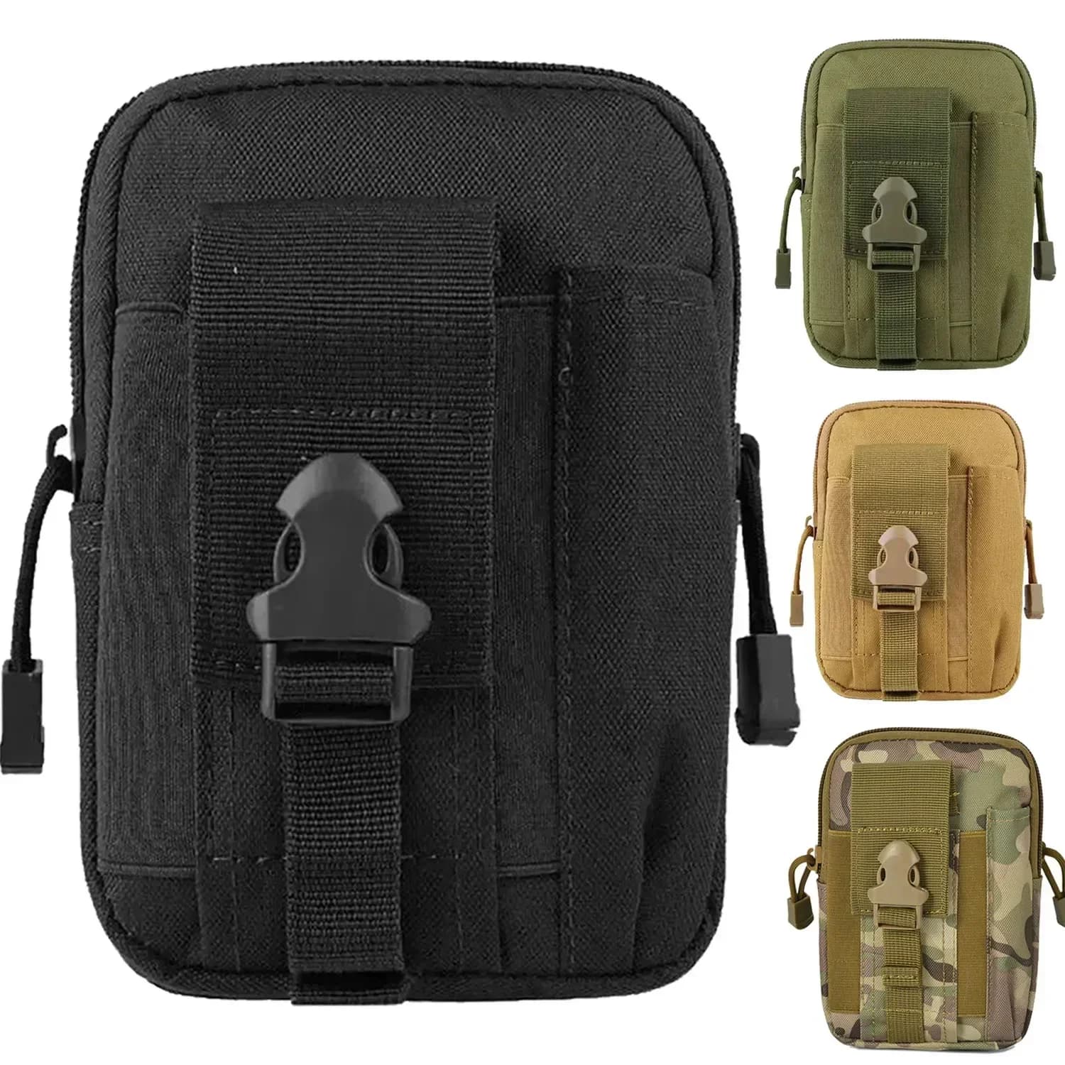 Men's Military Mymetic Leg Waist Bag - Portable Multifunctional Sports Leggings Bag For Driving
