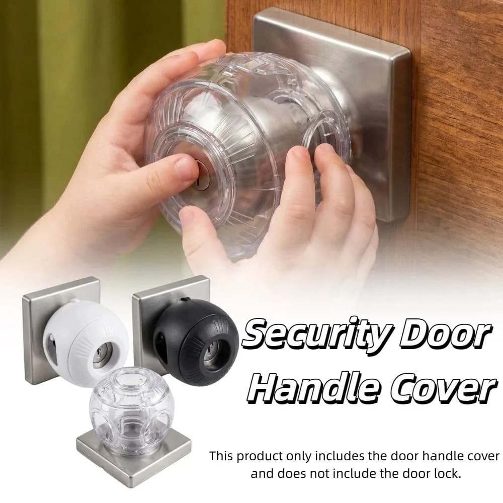 Hard-to-Remove Design Child Safety Door Knob Cover Dual-Lock Design Easy Installation Hard-to-Remove Door Handle Covers