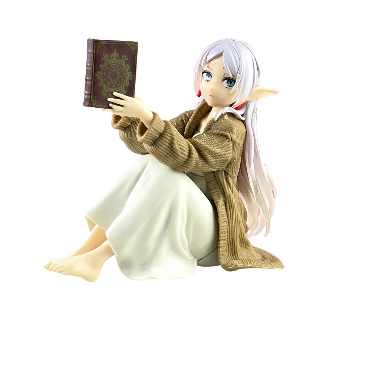 Nuova Figurina Anime di Frieren da Frieren: Oltre la Fine del Viaggio, Modello da Scrivania Carino di Frieren in Pigiama, Action Figure, Statuetta, Modellino, Giocattolo