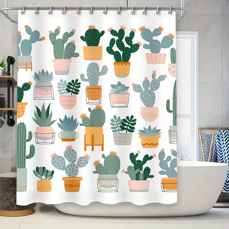 Tenda da doccia con motivo ondulato bianco nero Tappeto da bagno impermeabile per decorazioni per la casa 180 cm/71 pollici X 240 cm/95 pollici Grigio scuro/Blu chiaro
