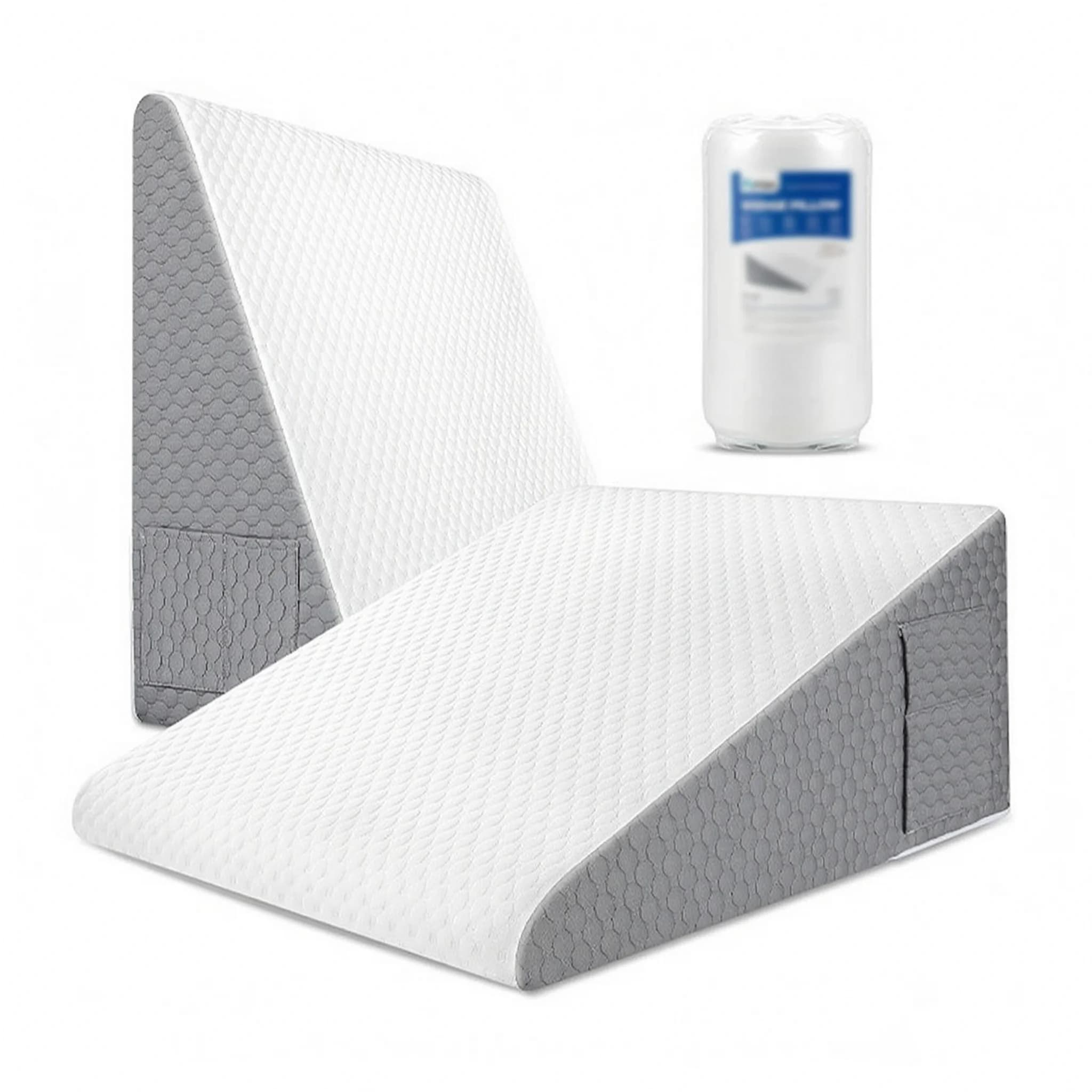Wedge Pillow With Certificated Offering Bed Wedge Pillow For Headboard Adjustable Height Choices